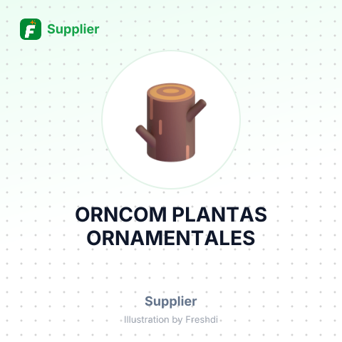 ORNCOM PLANTAS ORNAMENTALES – summary card, no photo uploaded yet