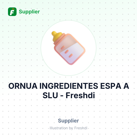 ORNUA INGREDIENTES ESPA A SLU – summary card, no photo uploaded yet