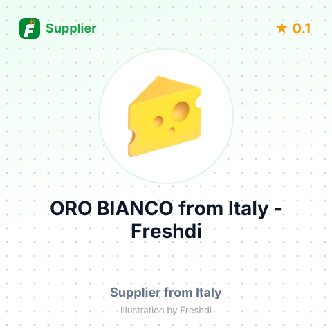 ORO BIANCO – summary card, no photo uploaded yet