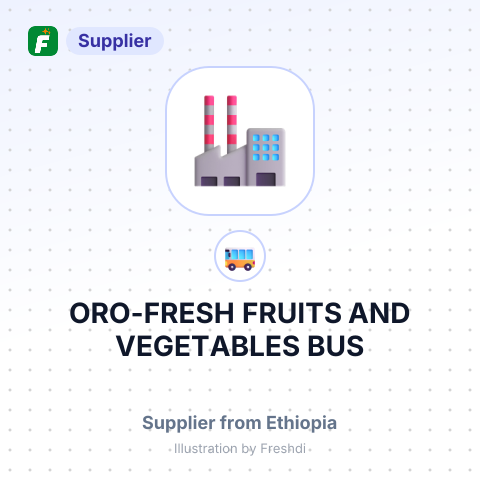 ORO-FRESH FRUITS AND VEGETABLES BUS – summary card, no photo uploaded yet