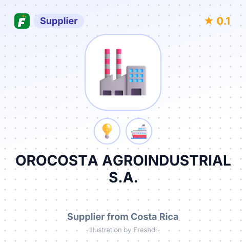 OROCOSTA AGROINDUSTRIAL S.A. – summary card, no photo uploaded yet