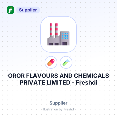 OROR FLAVOURS AND CHEMICALS PRIVATE LIMITED – summary card, no photo uploaded yet
