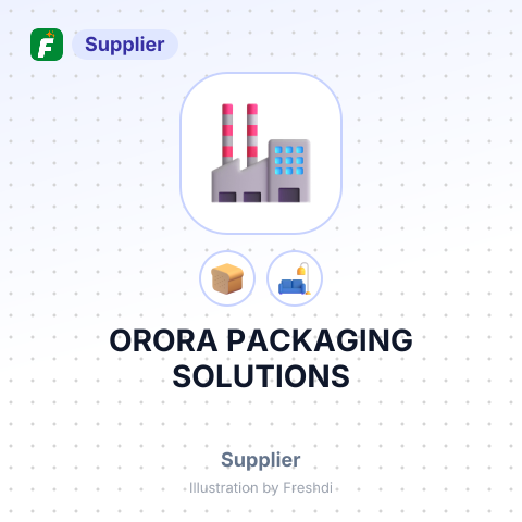 ORORA PACKAGING SOLUTIONS – summary card, no photo uploaded yet