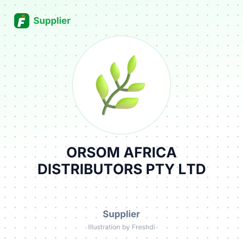 ORSOM AFRICA DISTRIBUTORS PTY LTD – summary card, no photo uploaded yet