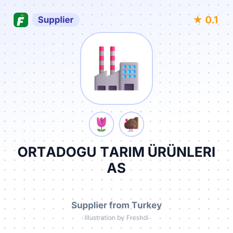 ORTADOGU TARIM ÜRÜNLERI AS – summary card, no photo uploaded yet