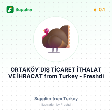 ORTAKÖY DIŞ TİCARET İTHALAT VE İHRACAT – summary card, no photo uploaded yet