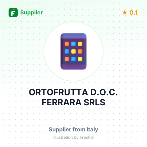 ORTOFRUTTA D.O.C. FERRARA SRLS – summary card, no photo uploaded yet