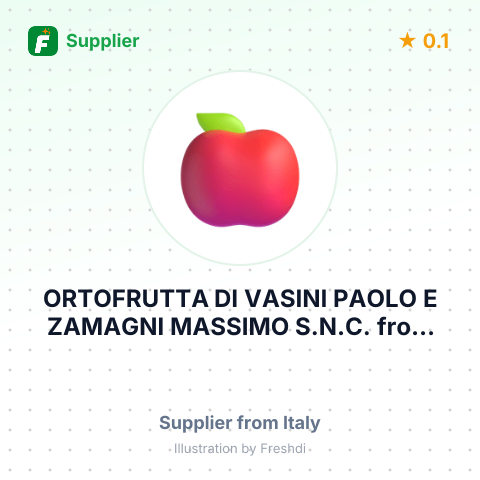 ORTOFRUTTA DI VASINI PAOLO E ZAMAGNI MASSIMO S.N.C. – summary card, no photo uploaded yet