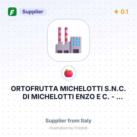 ORTOFRUTTA MICHELOTTI S.N.C. DI MICHELOTTI ENZO E C. – summary card, no photo uploaded yet