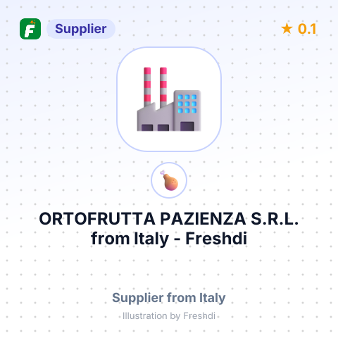 ORTOFRUTTA PAZIENZA S.R.L. – summary card, no photo uploaded yet