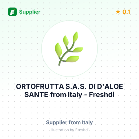 ORTOFRUTTA S.A.S. DI D'ALOE SANTE – summary card, no photo uploaded yet
