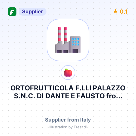 ORTOFRUTTICOLA F.LLI PALAZZO S.N.C. DI DANTE E FAUSTO – summary card, no photo uploaded yet