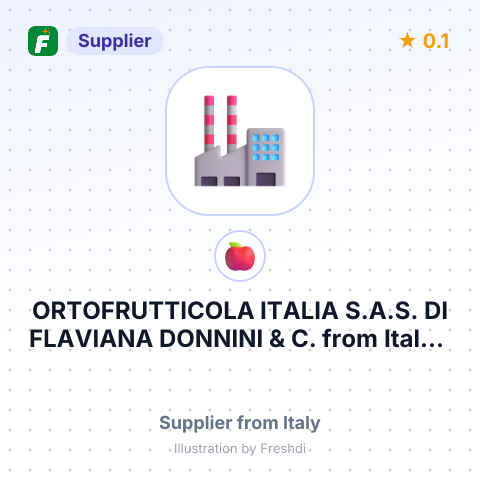 ORTOFRUTTICOLA ITALIA S.A.S. DI FLAVIANA DONNINI & C. – summary card, no photo uploaded yet
