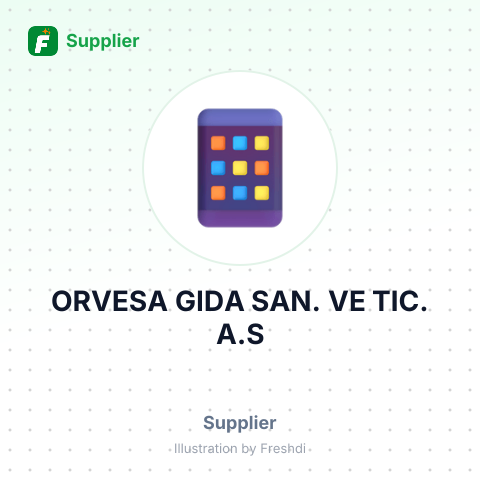 ORVESA GIDA SAN. VE TIC. A.S – summary card, no photo uploaded yet