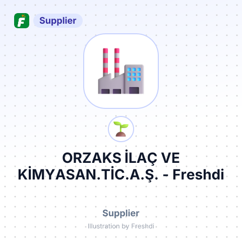 ORZAKS İLAÇ VE KİMYASAN.TİC.A.Ş. – summary card, no photo uploaded yet
