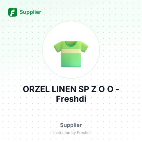 ORZEL LINEN SP Z O O – summary card, no photo uploaded yet