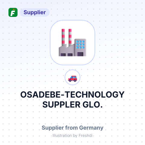 OSADEBE-TECHNOLOGY SUPPLER GLO. – summary card, no photo uploaded yet
