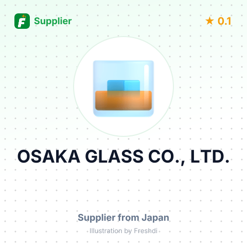 OSAKA GLASS CO., LTD. – summary card, no photo uploaded yet