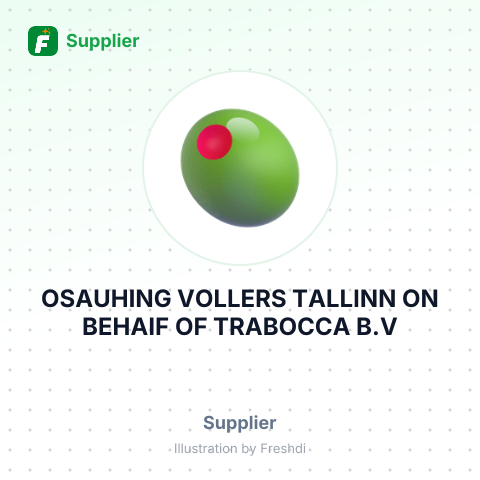 OSAUHING VOLLERS TALLINN ON BEHAIF OF TRABOCCA B.V – summary card, no photo uploaded yet