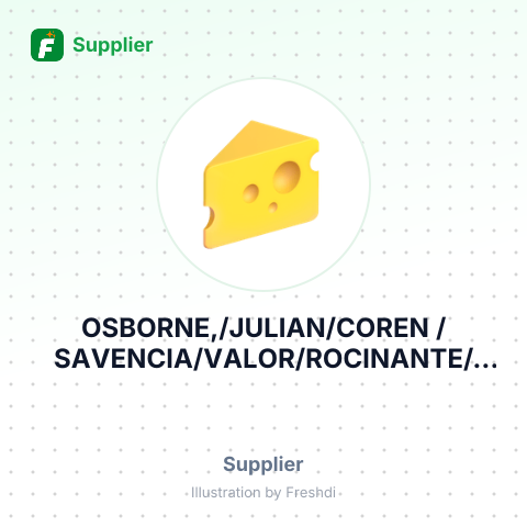 OSBORNE,/JULIAN/COREN /SAVENCIA/VALOR/ROCINANTE/PEÑASATA – summary card, no photo uploaded yet