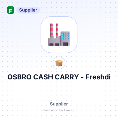 OSBRO CASH CARRY – summary card, no photo uploaded yet
