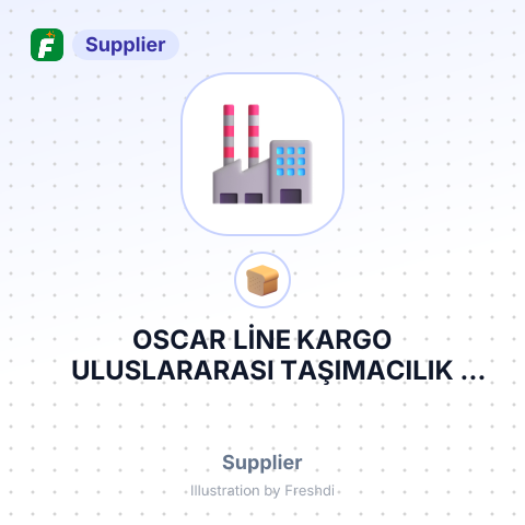 OSCAR LİNE KARGO ULUSLARARASI TAŞIMACILIK TİCARET LİMİTED ŞİRKETİ – summary card, no photo uploaded yet