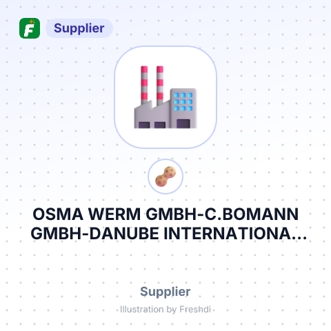 OSMA WERM GMBH-C.BOMANN GMBH-DANUBE INTERNATIONAL SAS – summary card, no photo uploaded yet