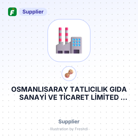 OSMANLISARAY TATLICILIK GIDA SANAYİ VE TİCARET LİMİTED ŞİRKETİ – summary card, no photo uploaded yet