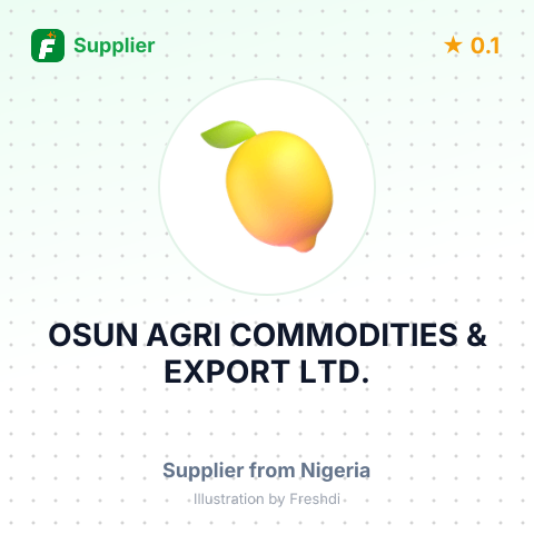 OSUN AGRI COMMODITIES & EXPORT LTD. – summary card, no photo uploaded yet