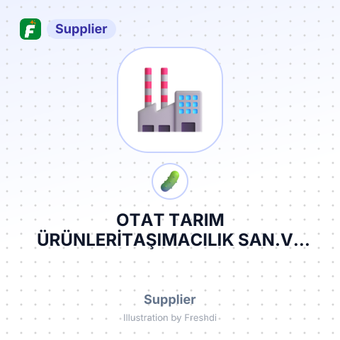 OTAT TARIM ÜRÜNLERİTAŞIMACILIK SAN.VE TİC. LTD – summary card, no photo uploaded yet