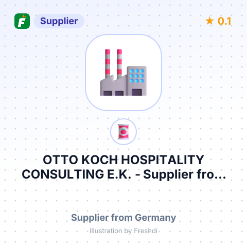 OTTO KOCH HOSPITALITY CONSULTING E.K. – summary card, no photo uploaded yet