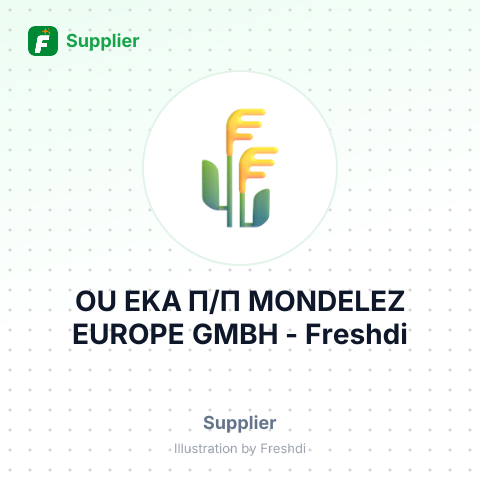OU EKA П/П MONDELEZ EUROPE GMBH – summary card, no photo uploaded yet