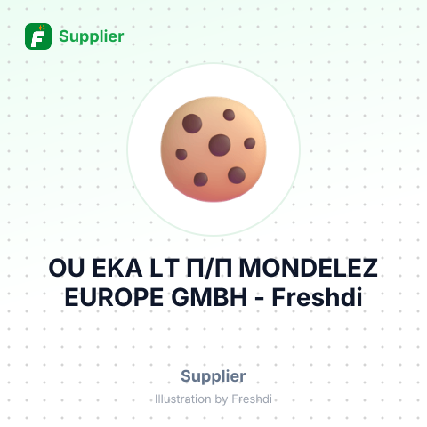 OU EKA LT П/П MONDELEZ EUROPE GMBH – summary card, no photo uploaded yet
