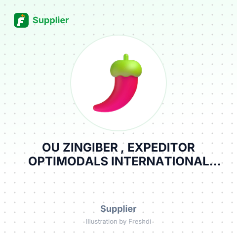 OU ZINGIBER , EXPEDITOR OPTIMODALS INTERNATIONAL RENCENU – summary card, no photo uploaded yet