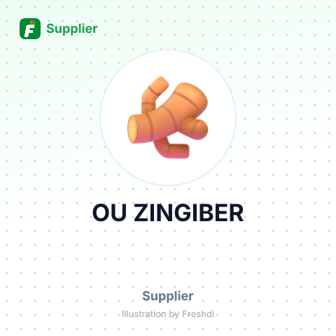 OU ZINGIBER – summary card, no photo uploaded yet