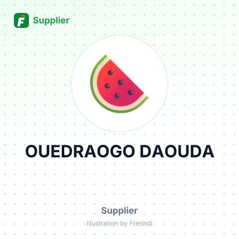 OUEDRAOGO DAOUDA – summary card, no photo uploaded yet
