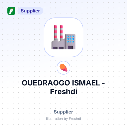 OUEDRAOGO ISMAEL – summary card, no photo uploaded yet