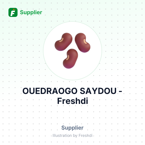 OUEDRAOGO SAYDOU – summary card, no photo uploaded yet