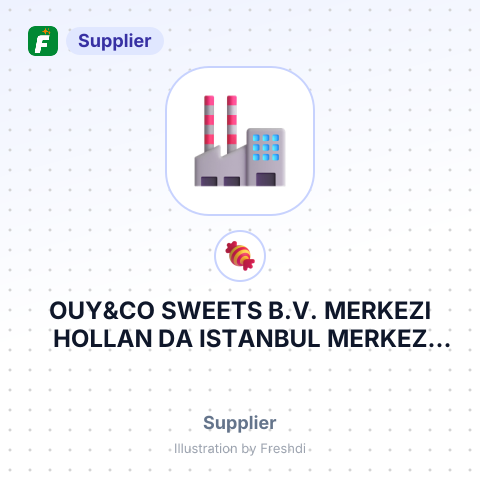 OUY&CO SWEETS B.V. MERKEZI HOLLAN DA ISTANBUL MERKEZ SUBESI – summary card, no photo uploaded yet