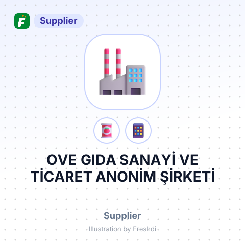 OVE GIDA SANAYİ VE TİCARET ANONİM ŞİRKETİ – summary card, no photo uploaded yet