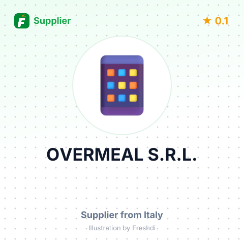 OVERMEAL S.R.L. – summary card, no photo uploaded yet