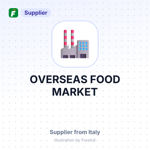 OVERSEAS FOOD MARKET – summary card, no photo uploaded yet