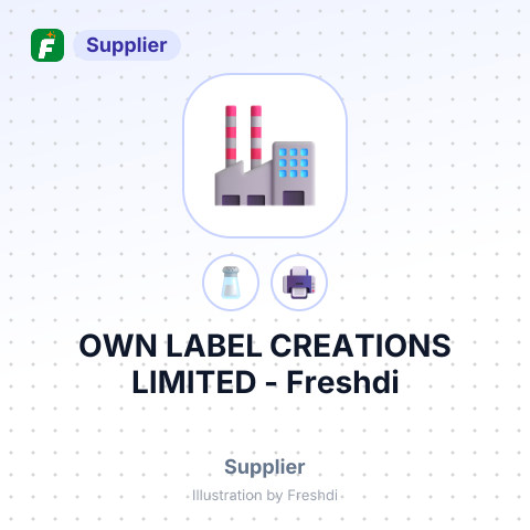 OWN LABEL CREATIONS LIMITED – summary card, no photo uploaded yet