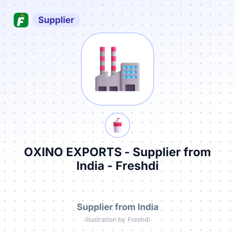 OXINO EXPORTS – summary card, no photo uploaded yet