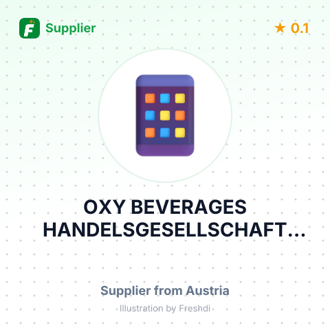 OXY BEVERAGES HANDELSGESELLSCHAFT MBH – summary card, no photo uploaded yet