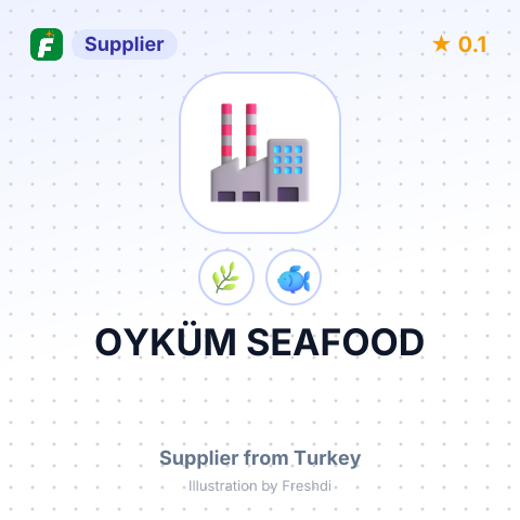 OYKÜM SEAFOOD – summary card, no photo uploaded yet