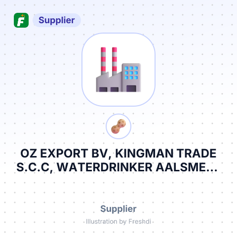 OZ EXPORT BV, KINGMAN TRADE S.C.C, WATERDRINKER AALSMEER B.V – summary card, no photo uploaded yet