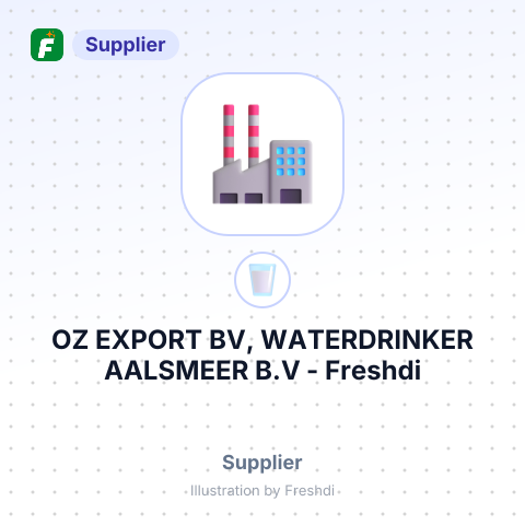 OZ EXPORT BV, WATERDRINKER AALSMEER B.V – summary card, no photo uploaded yet