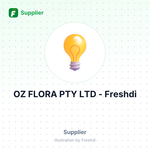 OZ FLORA PTY LTD – summary card, no photo uploaded yet