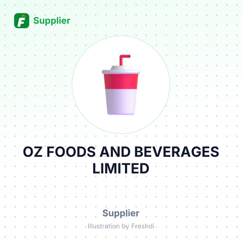 OZ FOODS AND BEVERAGES LIMITED – summary card, no photo uploaded yet